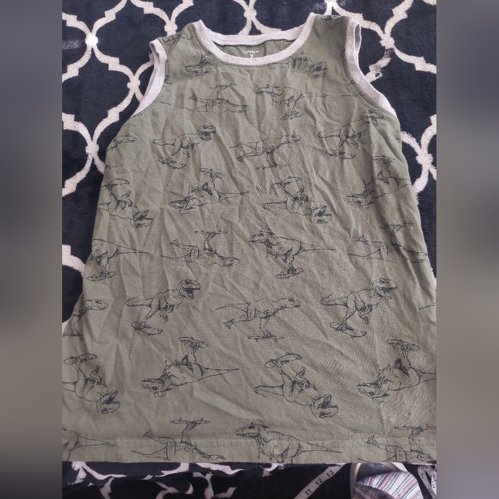 Carter's tank size 7 Dino print